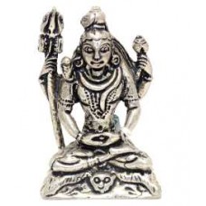 Shiva Statue 70% Pure Silver Figurine Lord Idol God Hindu India Article W457